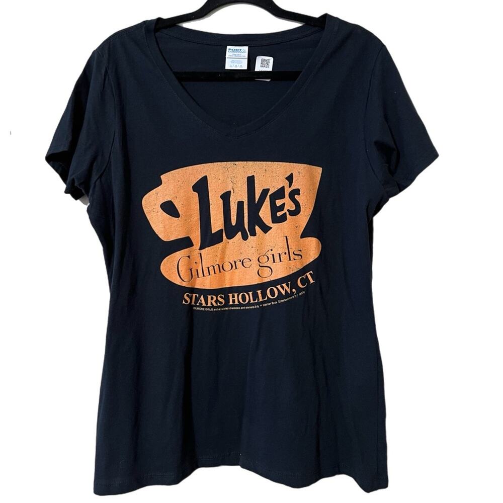 Port & Company Gilmore Girls Luke’s Diner pullover short sleeve v-neck t-shirt